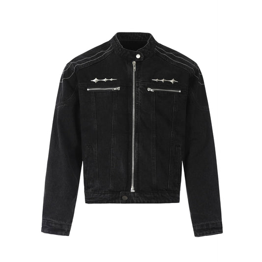 Denim fashion loose jacket