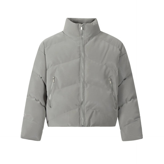 Fashionable solid color down jacket