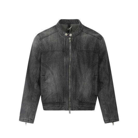 Fashionable denim sports casual jacket